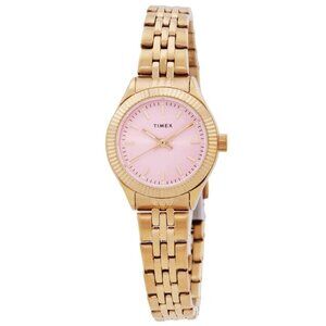 NWT Authentic Timex Legacy Mini Quartz Pink Dial Women's Watch